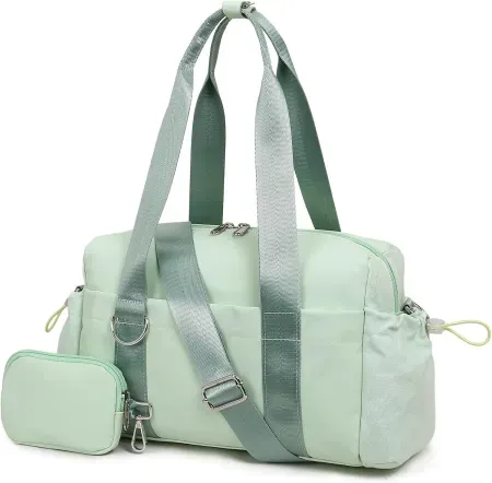 Everyday Mini Gym Bag w/ Shoulder Strap & Coin Wallet