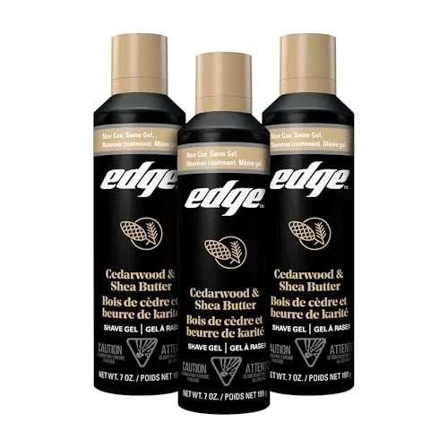 Edge Shaving Gel Cedarwood & Shea Butter 3-Pack