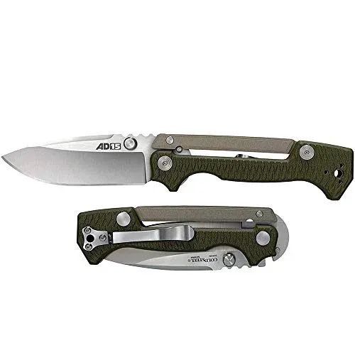 Cold Steel AD-15 Tactical Folding Knife 3.5" S35VN Steel Ultra-Sharp Spear Point Blade