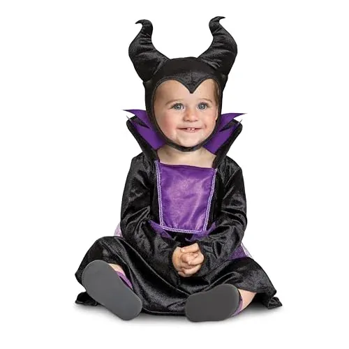 Maleficent Costume for Toddlers, Official Disney Snow White Halloween Outfit, Toddler Size 2T