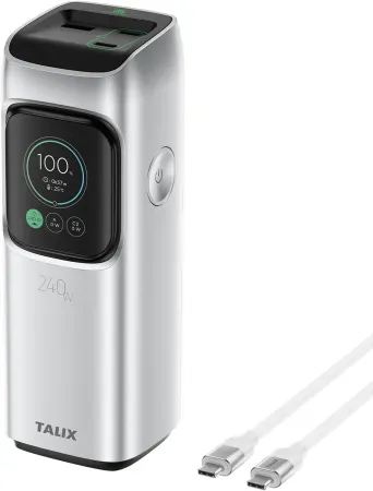 23,450mAh 240W Talix Zeta 3-Port PD 3.2 Laptop Power Bank
