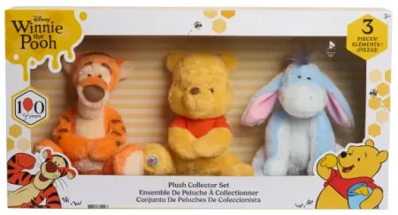 Disney Winnie the Pooh 100th Anniversary Plush Collector Set