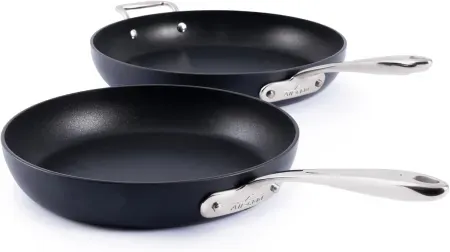 2-Piece All-Clad HA1 Expert Nonstick 10" and 12" Fry Pans Set
