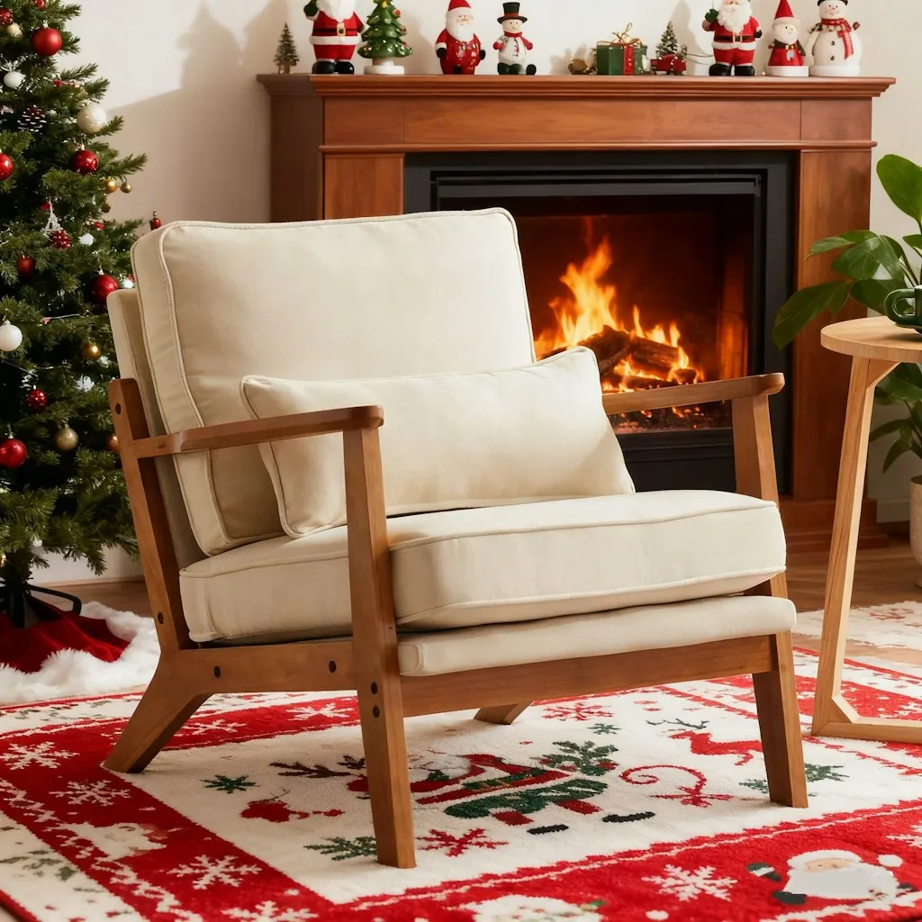 George Oliver Elizabeth Upholstered Accent Chair