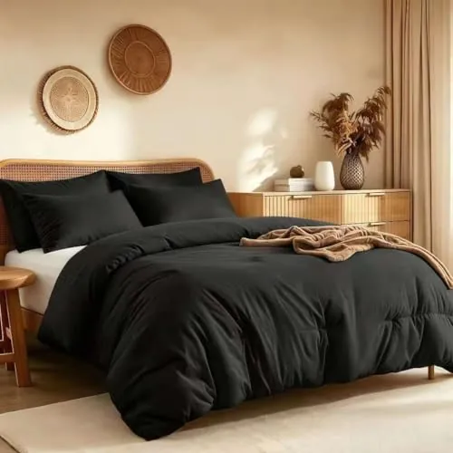 Quataly 3-Piece Queen (90x90) Soft Lightweight Breathable Comforter Set