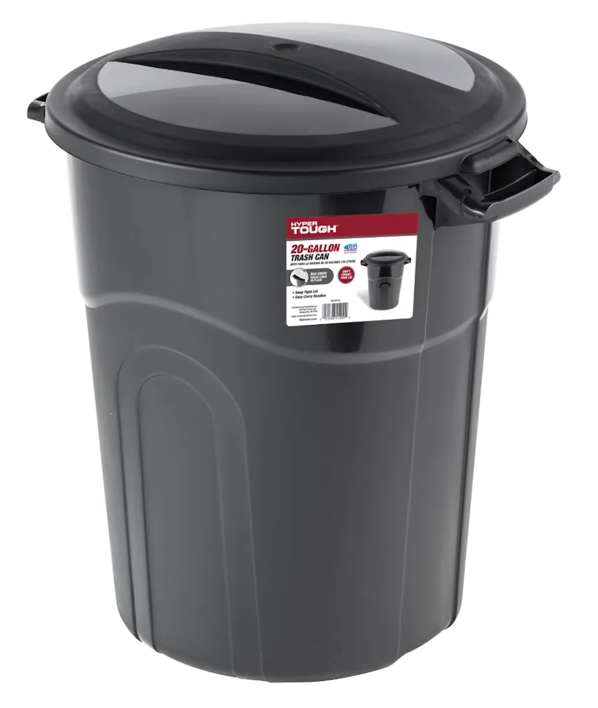 Hyper Tough 20-Gallon Garbage Can w/ Lid