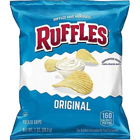 40-Ct 1-Oz Ruffles Potato Chips (Original)