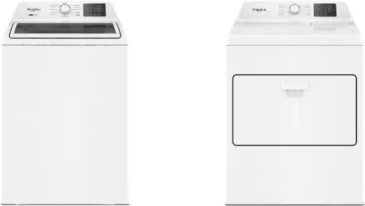 Whirlpool 4.3 Cu. Ft. High-Efficiency Top Load Washer and 7.0 Cu. Ft. Electric Dryer