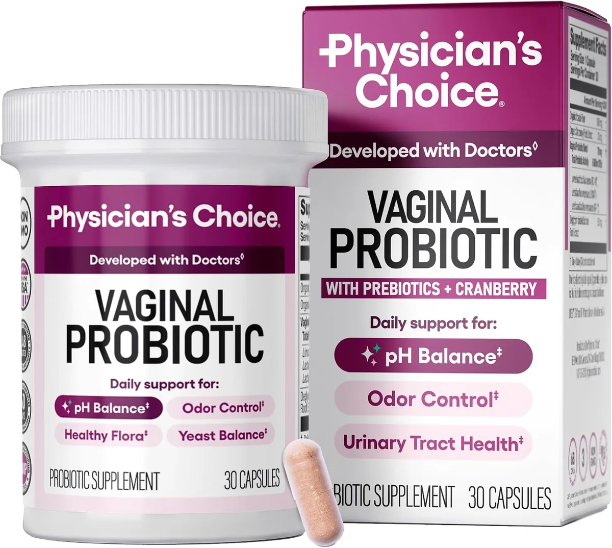 Physician’s Choice Vaginal & Urinary Tract Probiotics 30-Count