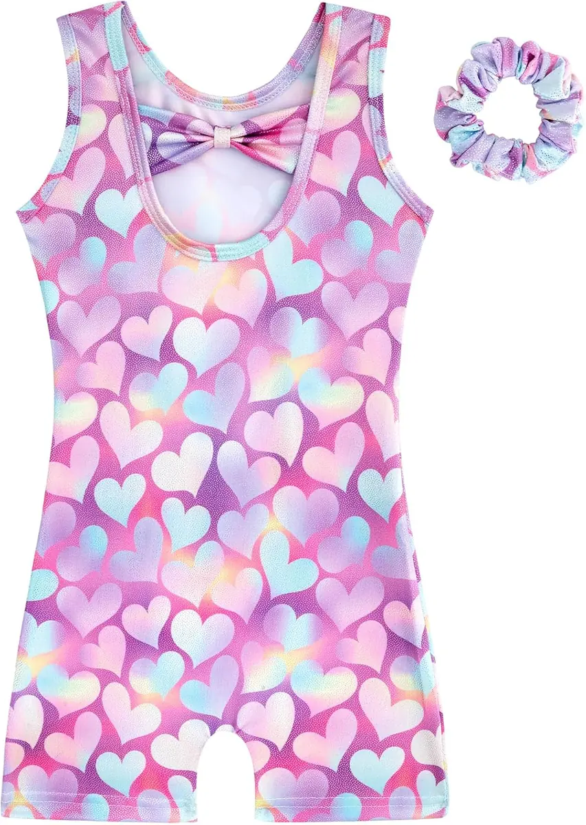 Gymnastics Leotard w/ Scrunchie
