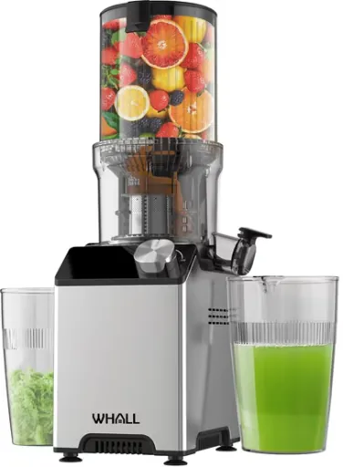 WHALL Cold Press Juicer Machine with 4" Extra Large Feed Chute