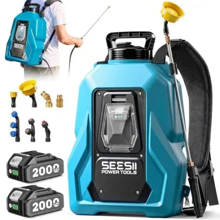 5-Gallon Seesii Battery Powered Backpack Sprayer Kit