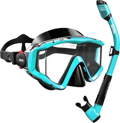 Aegend Snorkeling Gear with Travel Mesh Bag