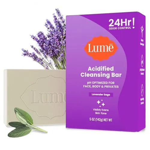 Lume Acidified Body Cleansing Bar, 5oz (Lavender)