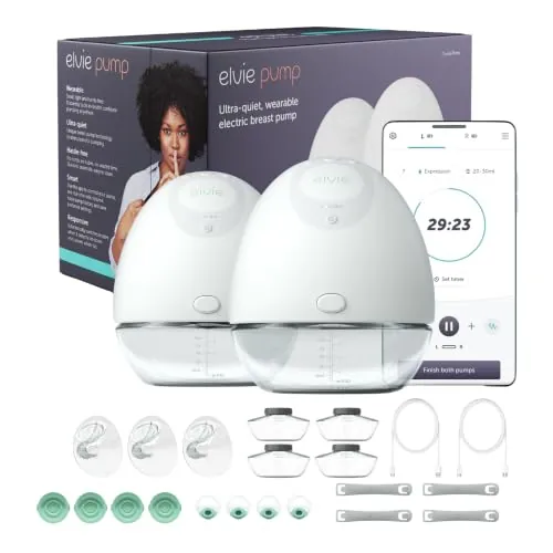 Elvie - Double, Wearable Breast Pump w/App