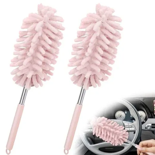 2 PCS Car Interior Duster with Extension Pole