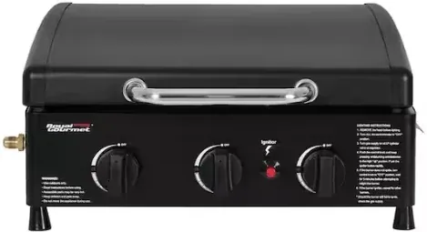 Royal Gourmet Portable 3-Burner Propane Griddle Grill