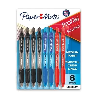 Paper Mate Profile 8-Pack Ballpoint Pens