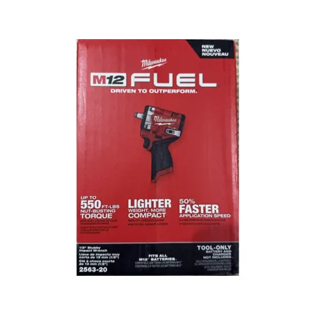 Milwaukee M12 Fuel 12V Brushless Cordless 1/2" Stubby Impact Wrench (Tool Only)