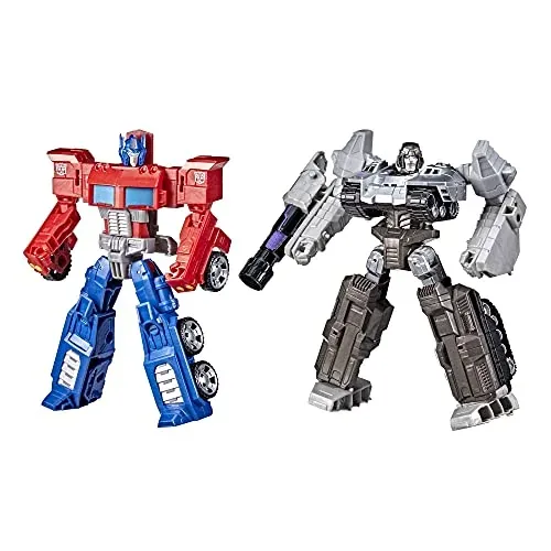 Transformers Toys Heroes and Villains Optimus Prime and Megatron 2-Pack 7-inch