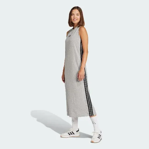Adidas Women Essentials 3-Stripes Long Racerback Dress