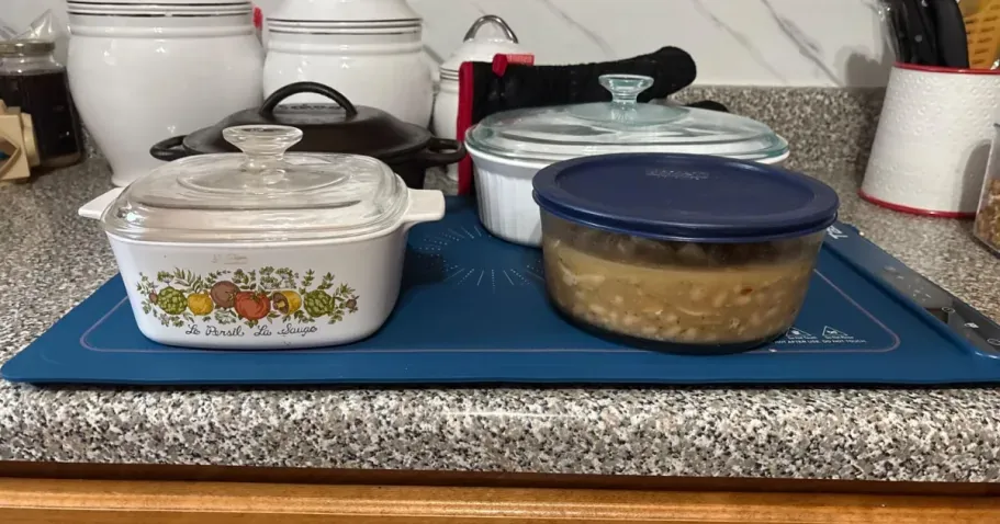 Food Warming Mat in Blue