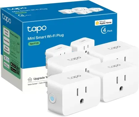 4-Pack Tapo Apple HomeKit Mini Smart Plugs