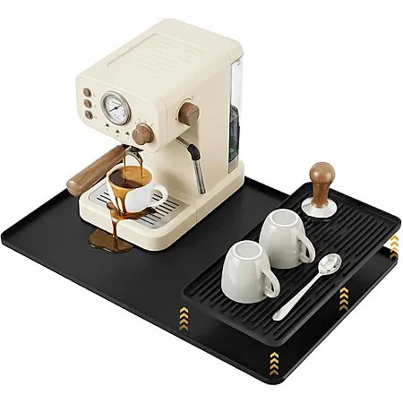 24" x 16" ZJWZLG Raised Edge Silicone Coffee Mat
