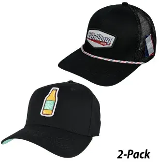2-Pack Beer Men's Caps