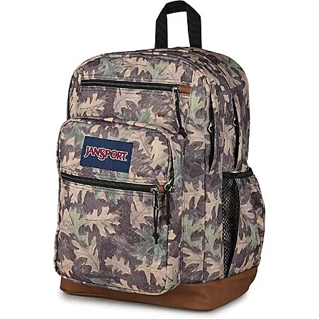 JanSport 34L Cool Weekender Travel Backpack w/ Ergonomic Strap (Woodland Camo)