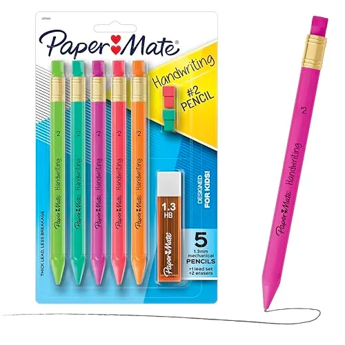 Paper-Mate Triangular Mechanical Pencils 5-Pack