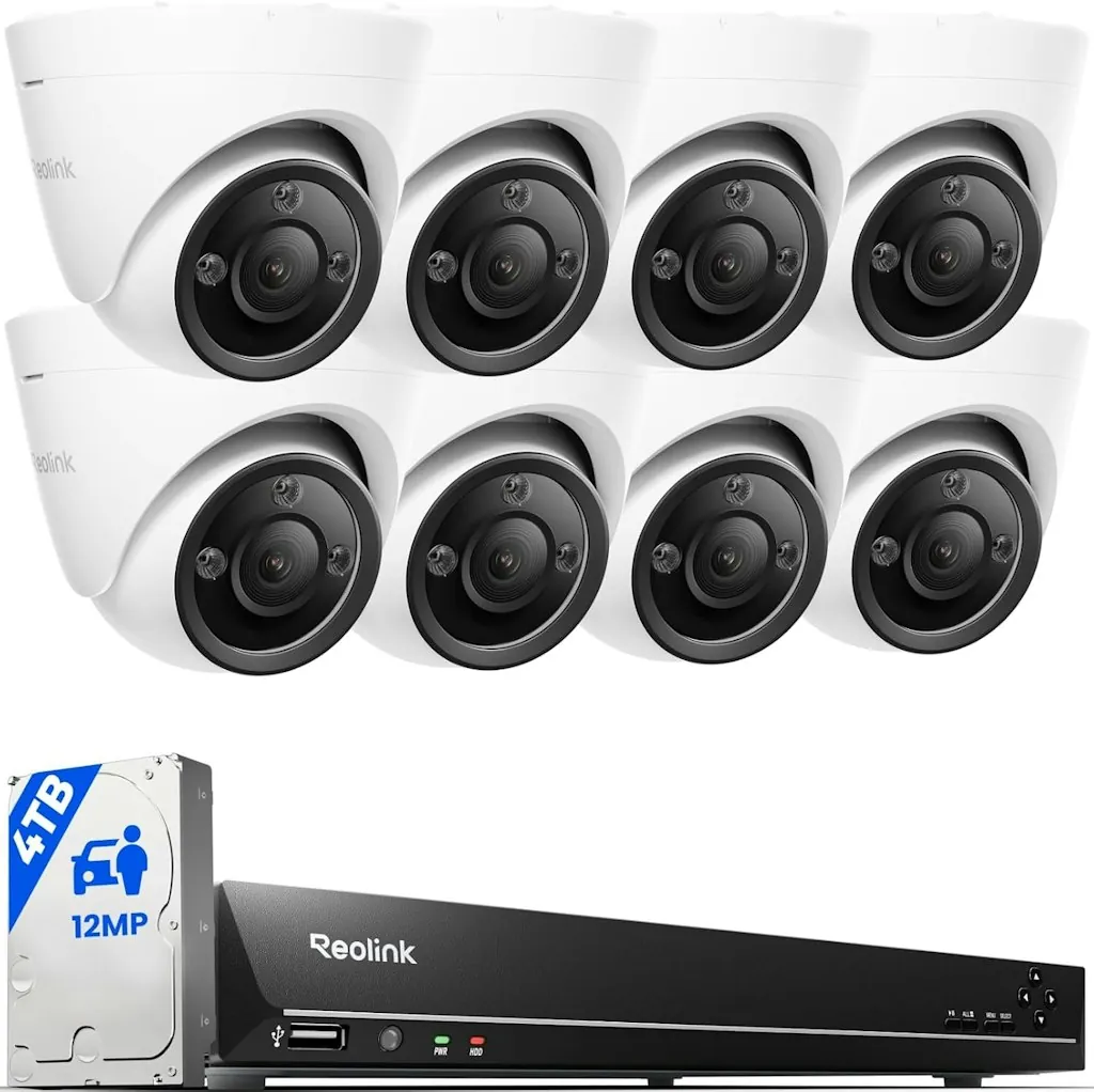 Reolink 16-Channel 12MP PoE Security Camera System