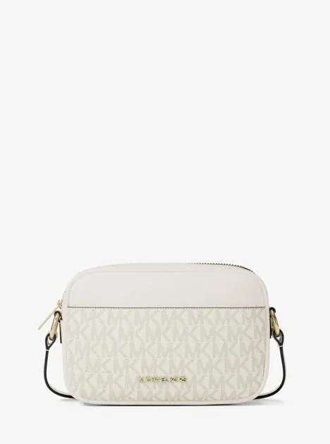 Michael Kors Jet Set Small Signature Logo Camera Crossbody Bag