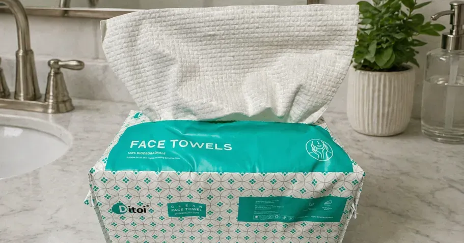 Ditoi Facial Towels 60-Count