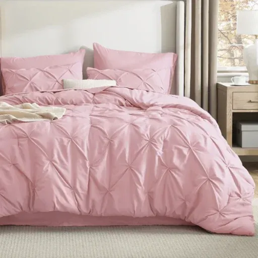 Pink Bedsure Comforter Sets