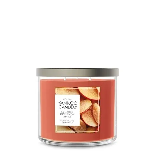 Yankee Candle Sugared Cinnamon Apple Scented Candle 14.5oz 3-Wick