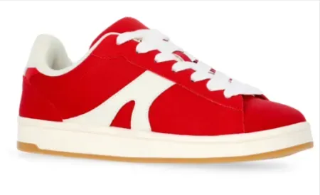 No Boundaries Women's Chunky Lace-Up Skate Sneakers