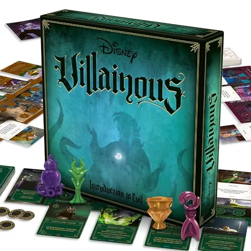 Ravensburger Disney Villainous - Introduction to Evil Strategy Board Game - Includes Lorcana Promo Card