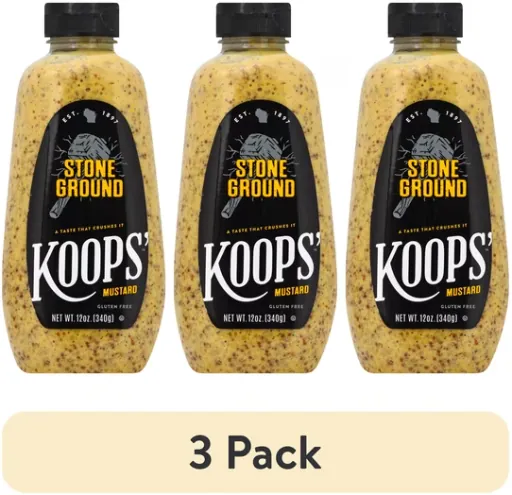 Koops' Stone Ground Mustard 3-Pack 12oz