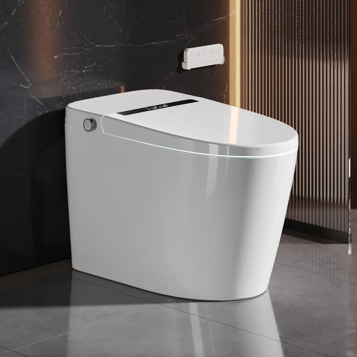 DeerValley DV-1S0159-V3 Smart Toilet Bidet w/ Auto Open, Warm Water and LED Display