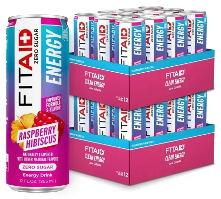 24-Pack 12oz FITAID Zero Sugar Energy Drink