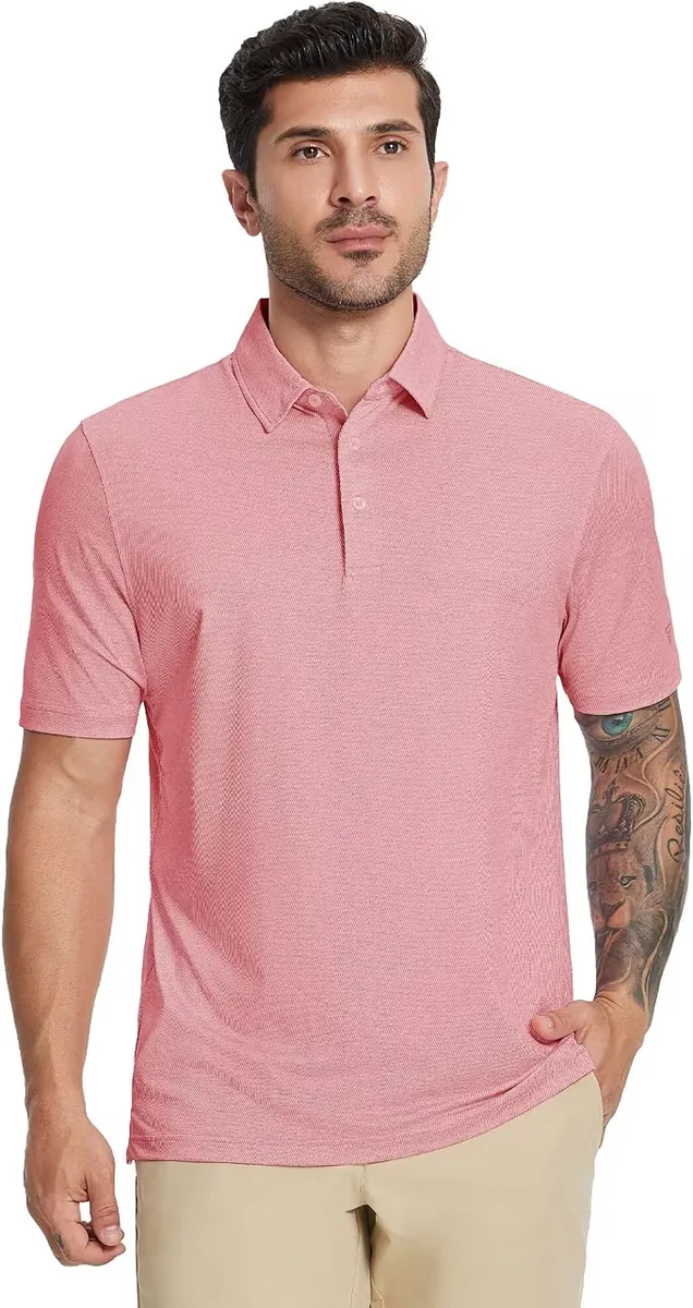 M MAELREG Polo Moisture Wicking Shirt
