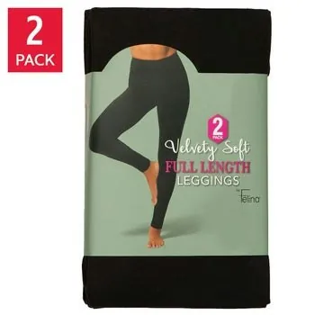 Felina Women's Full Length Legging 2-Pack