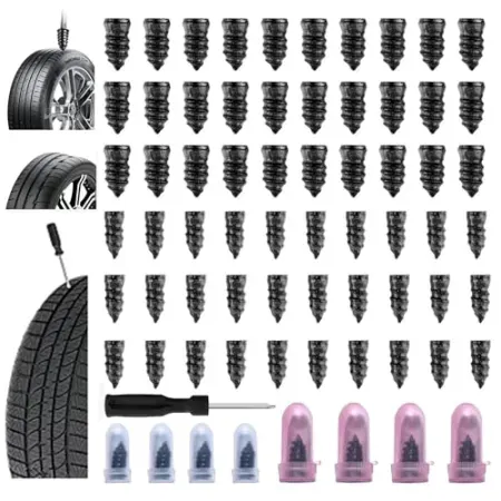 60-Pack COOSLIM Tire Repair Rubber Nail