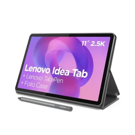Lenovo Idea Tab 256GB 11" 2.5K Tablet w/ Pen and Folio Case (2025)