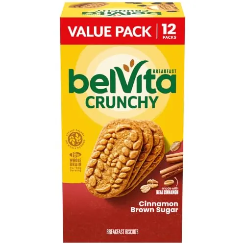 belVita Breakfast Biscuits 12-Pack – Cinnamon Brown Sugar