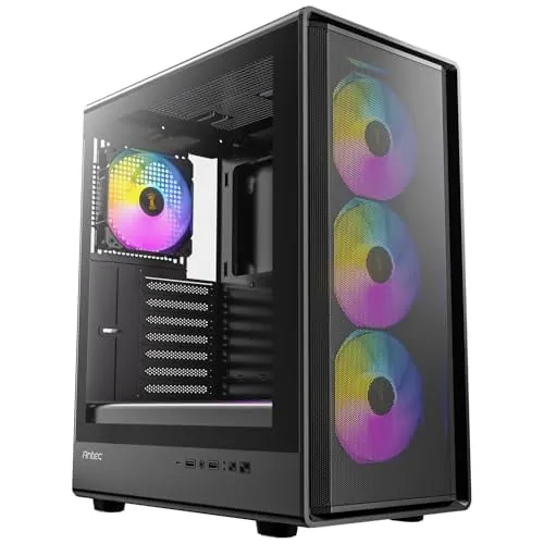 Antec P6 Neo ARGB Mid-Tower ATX PC Case w/ 4 PWM ARGB Fans