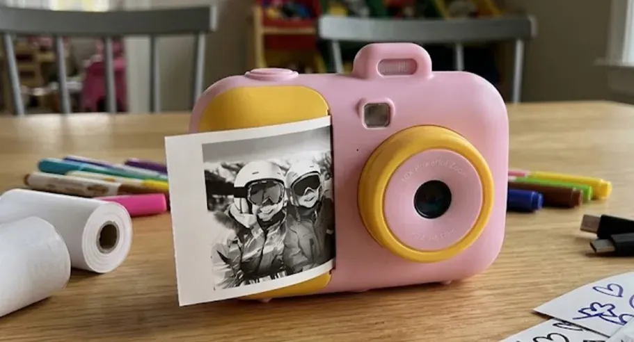 Kids Instant Print Digital Camera in Candy Pink