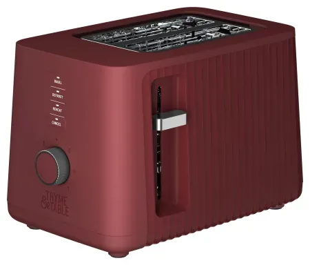 Thyme & Table 2-Slice Extra-Wide Slot Toaster w/ Removable Crumb Tray