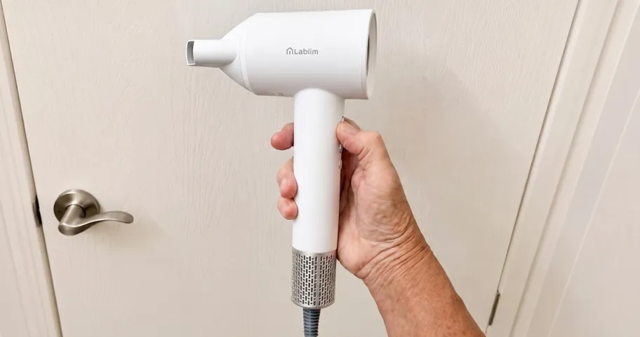Ionic Hair Dryer in White
